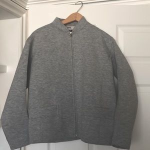 Mango Bomber-style sweater jacket